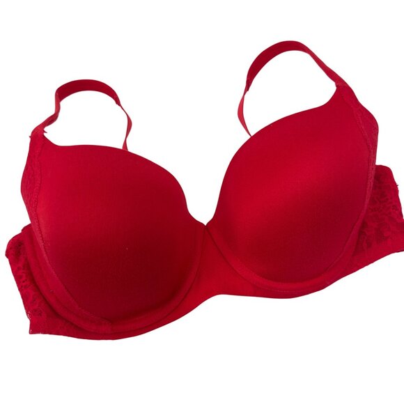 Secret Treasures Women Red Push-Up Underwire Bra Size 40C - Picture 2 of 11